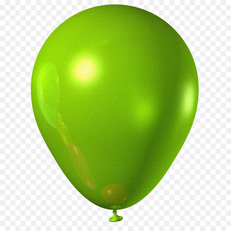 Ballon Vert，Brillant PNG