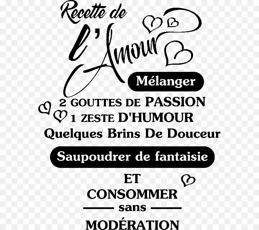 Recette D'amour，Passion PNG