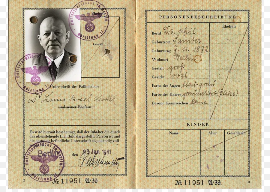 Document D Identité，Allemagne PNG