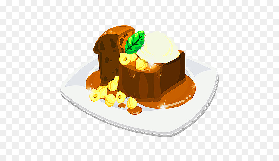 Dessert Glacé，Pudding PNG