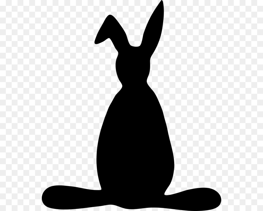 Silhouette De Lapin，Lapin PNG