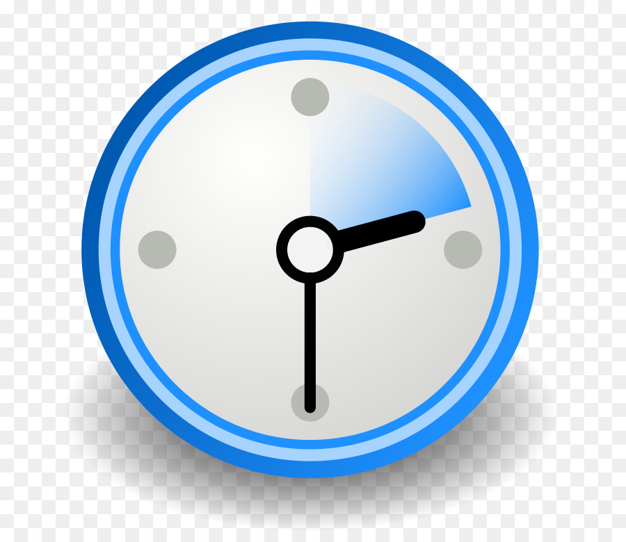 Horloge Bleue，Temps PNG