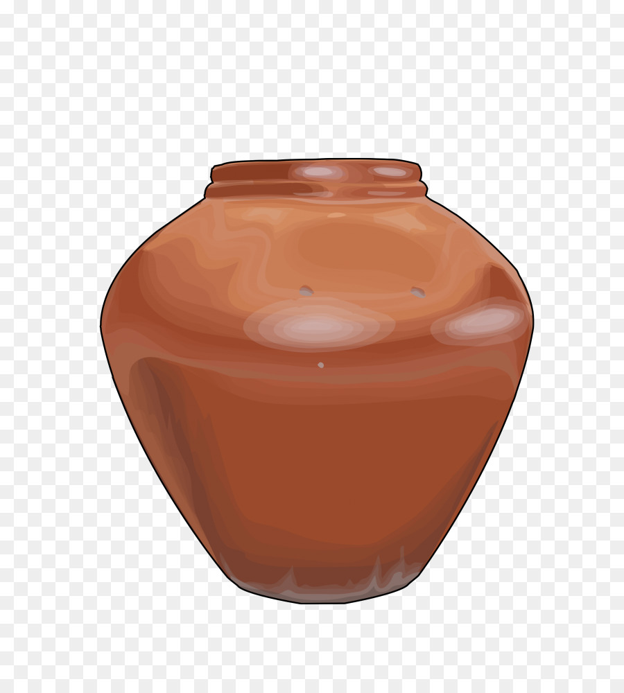 Pot Marron，Céramique PNG