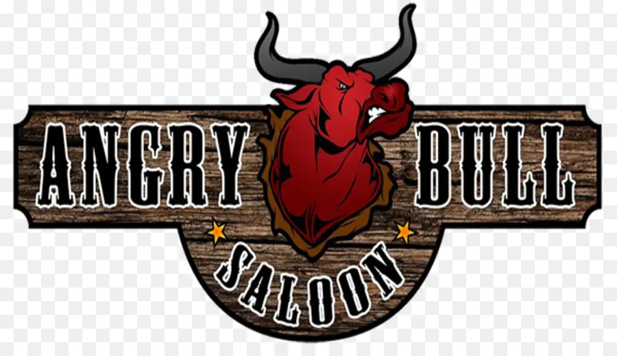 Logo Du Bull Saloon En Colère，Bar PNG