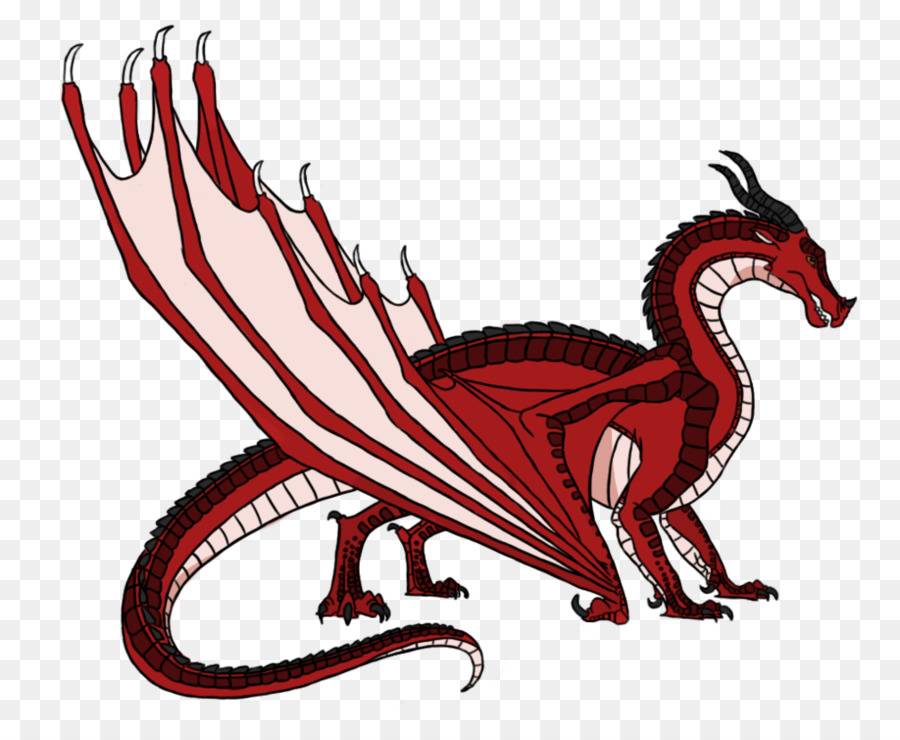 Dragon Rouge，Ailes PNG