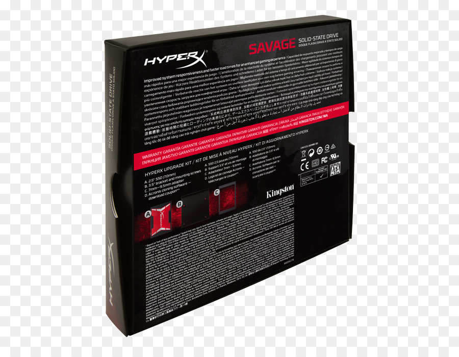 Kingston Hyperx Savage Ssd，Solidstate Lecteur PNG