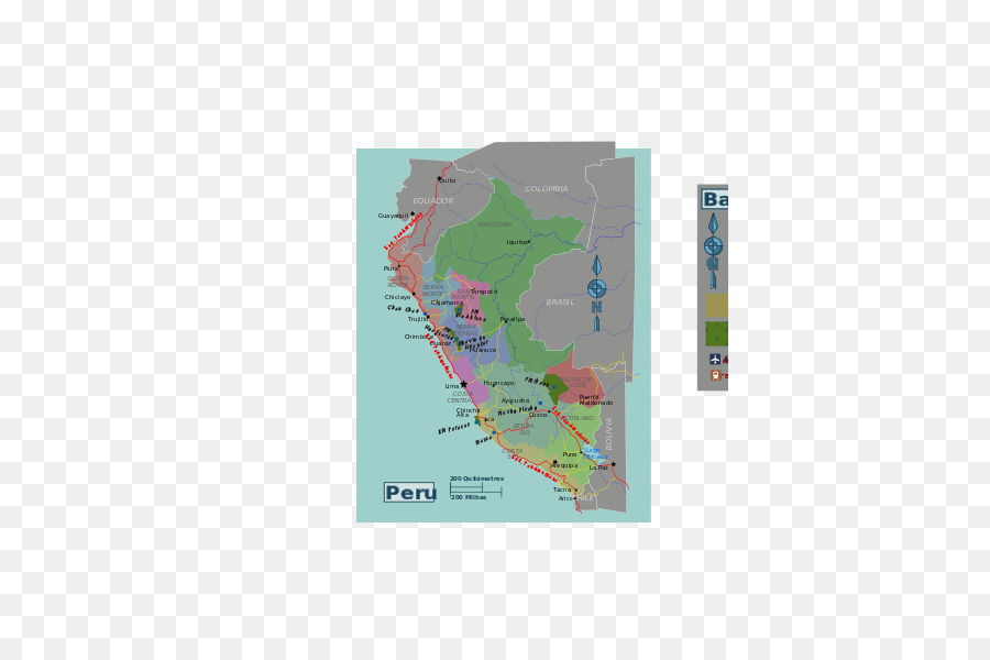Pérou，Carte PNG