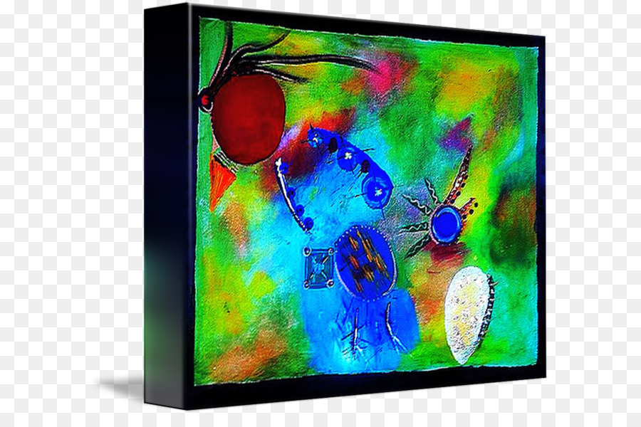 Peinture Acrylique，L Art Moderne PNG