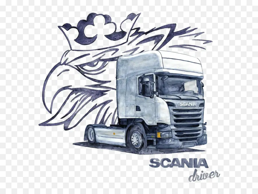 Camion Scania，Aigle PNG