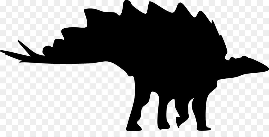 Silhouette，Stegosaurus PNG