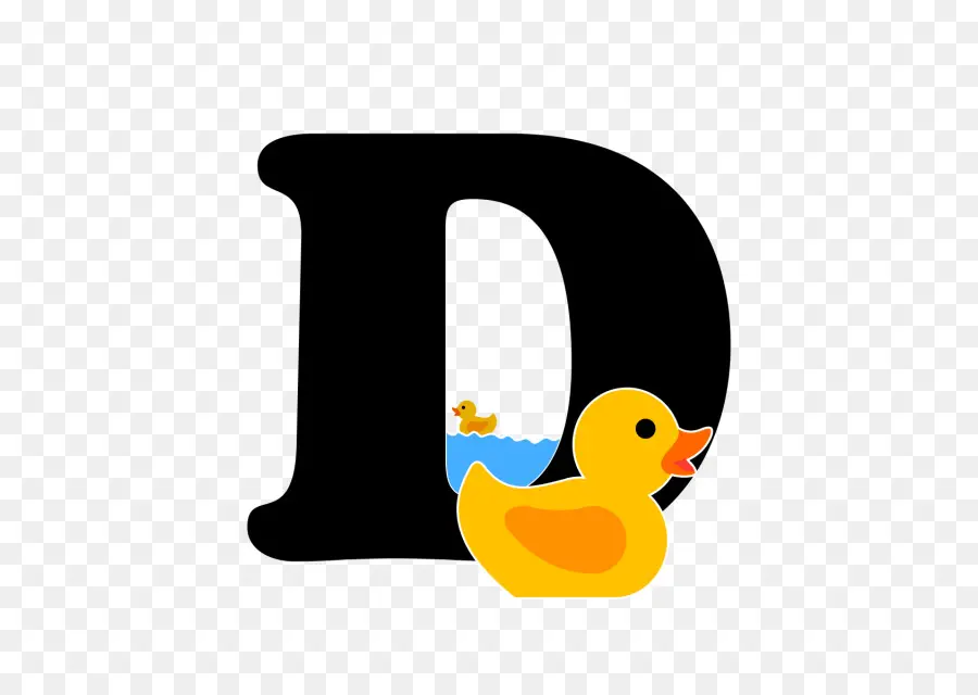 Lettre D Avec Canard，Alphabet PNG