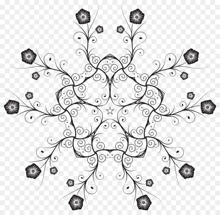 Mandalas，Floral PNG