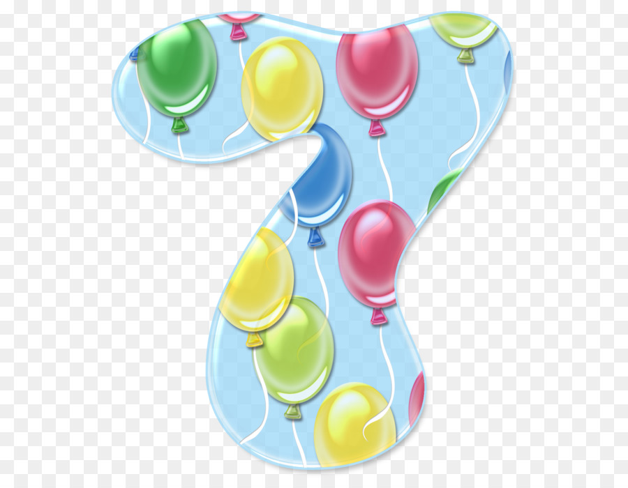 Numéro Six Avec Des Ballons，Six PNG