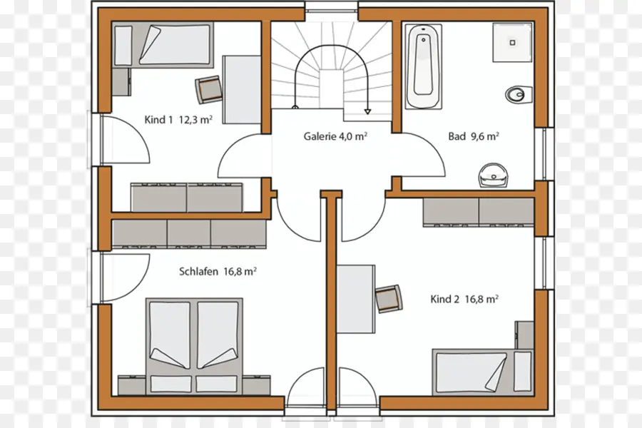 Plan D'étage，Maison PNG