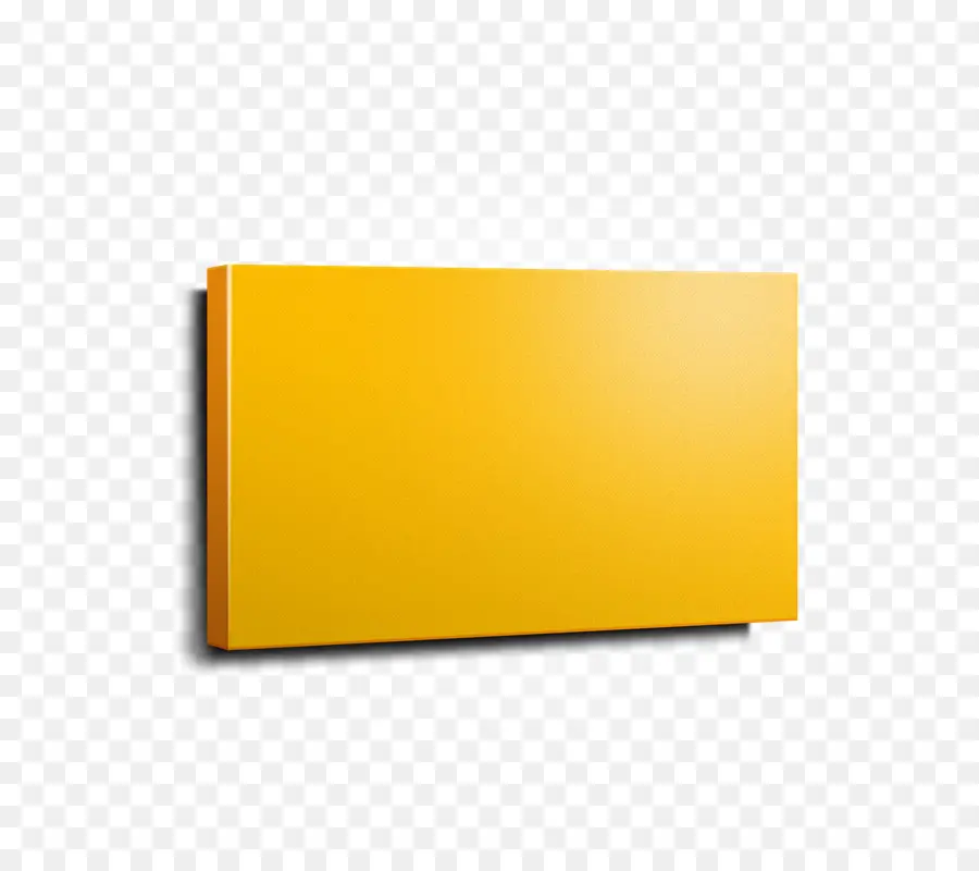 Rectangulaire Jaune，Bloc PNG