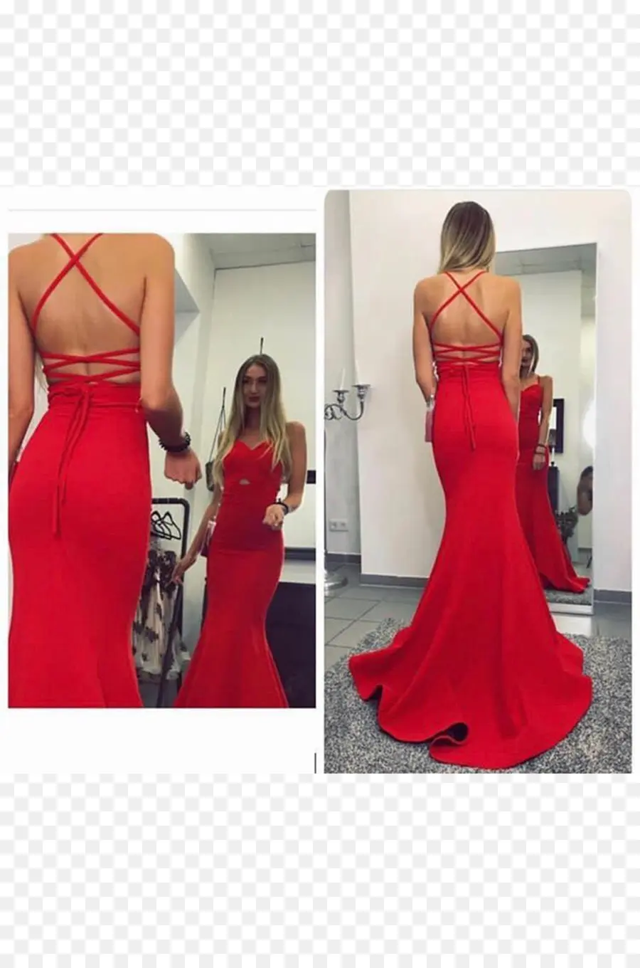 Femme En Robe Rouge，Mode PNG