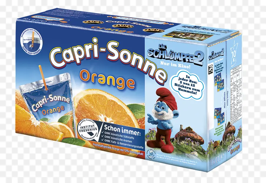 Capri Sonne Orange，Jus PNG