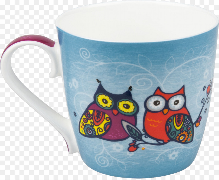 Tasse De Hibou，Coloré PNG