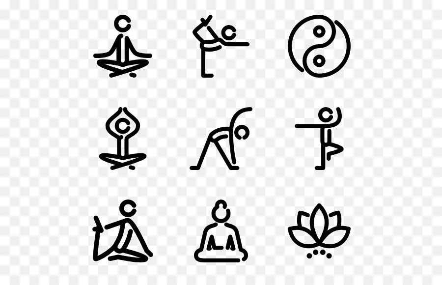 Poses De Yoga，Exercice PNG