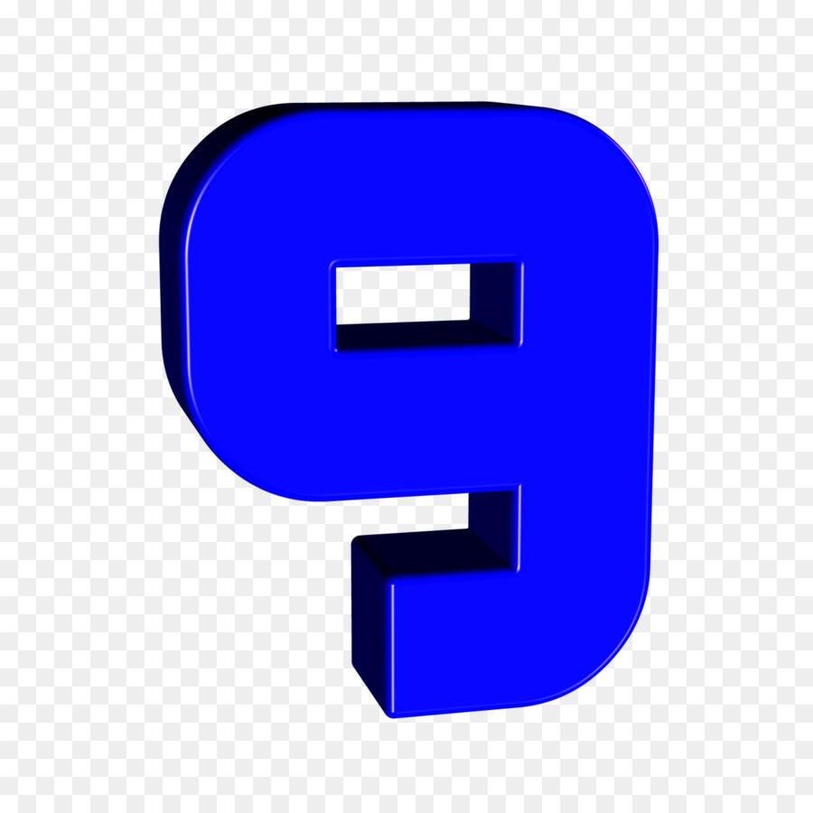 Numéro Neuf，Bleu PNG