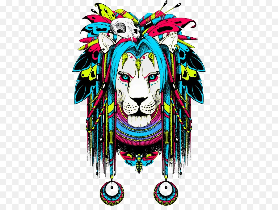 Lion，Tatouage PNG