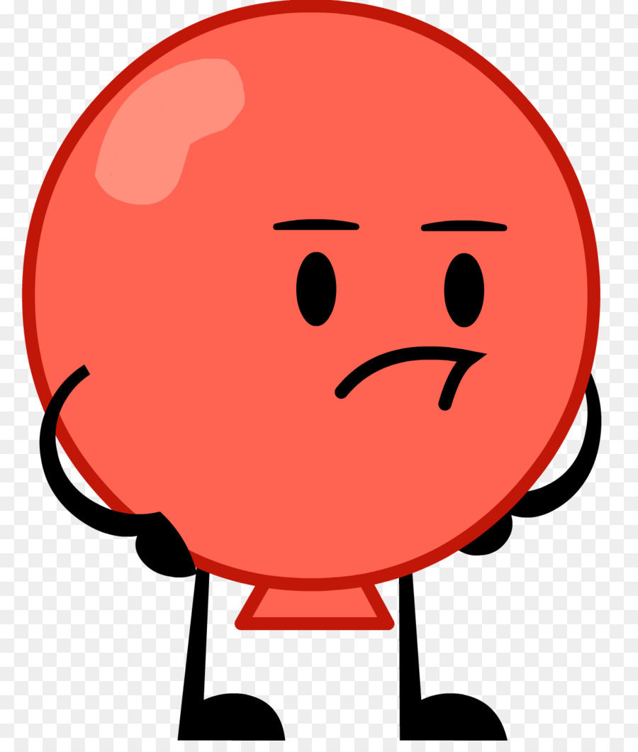 Boule Rouge En Colère，Expression PNG