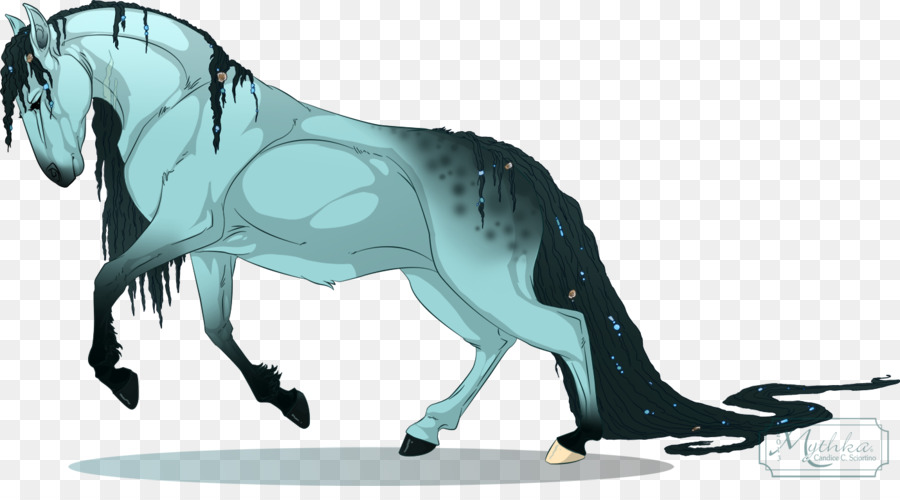 Cheval，Bleu PNG