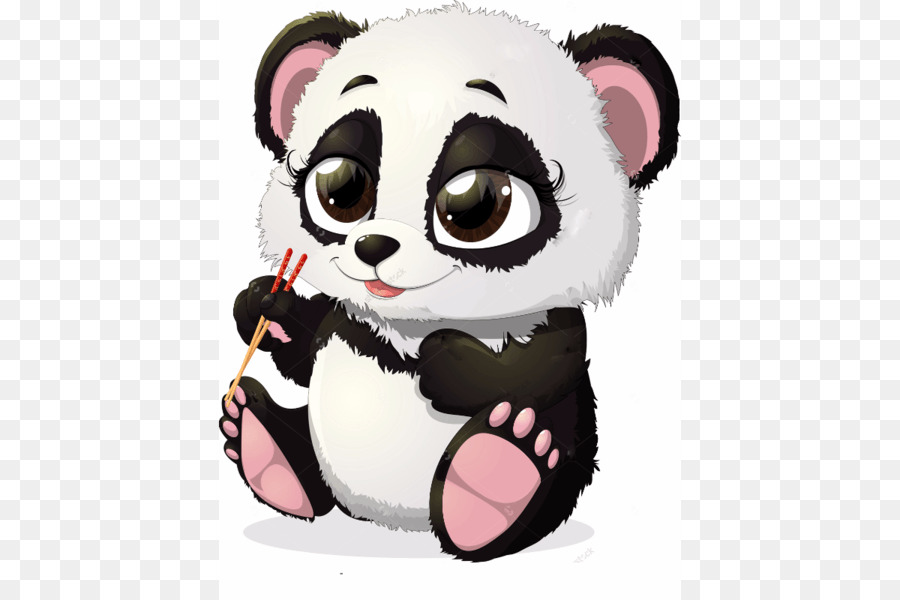 Panda Géant，Dessin Animé PNG