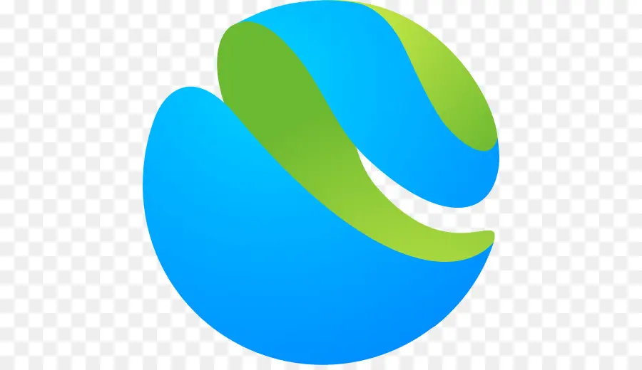 Logo Bleu Et Vert，Marque PNG