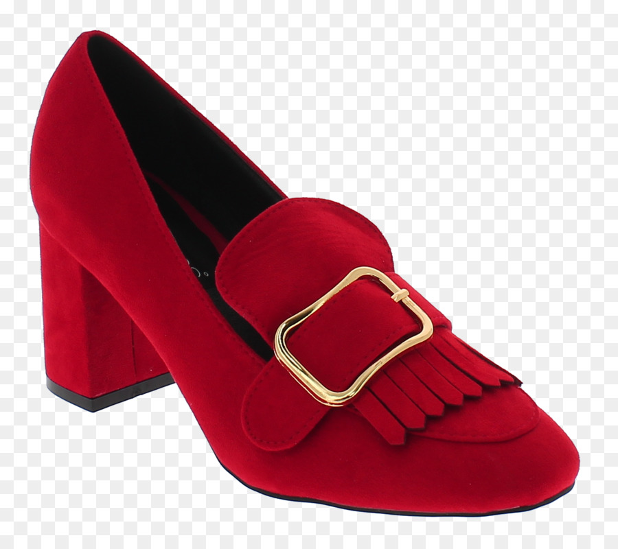 Slipon Chaussure，Rouge PNG