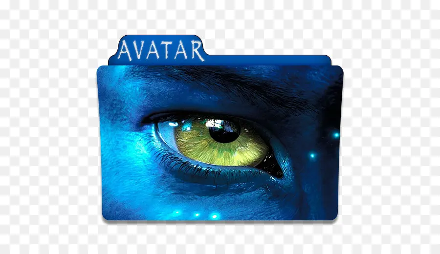 Oeil D'avatar，Bleu PNG