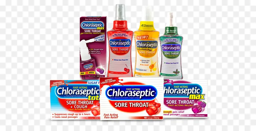 Chloraseptic，De Gorge Pastille PNG