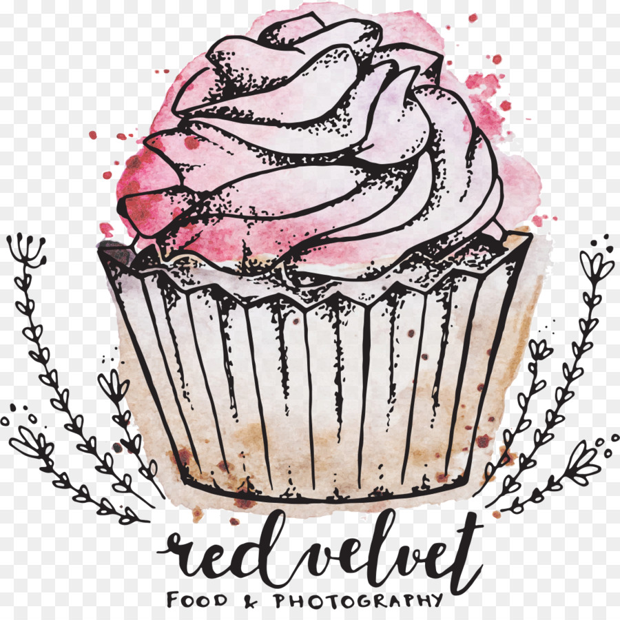 Cupcake，Gâteau De Velours Rouge PNG