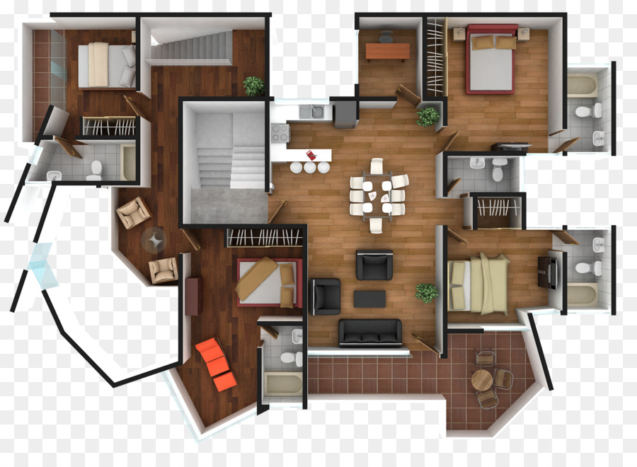 Plan D'étage，Appartement PNG