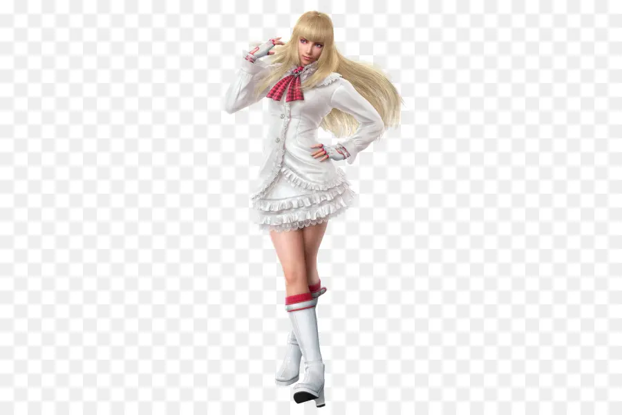 Personnage En Robe Blanche，Blond PNG