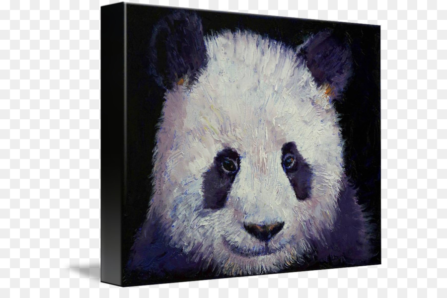 Panda Géant，L Impression Sur Toile PNG