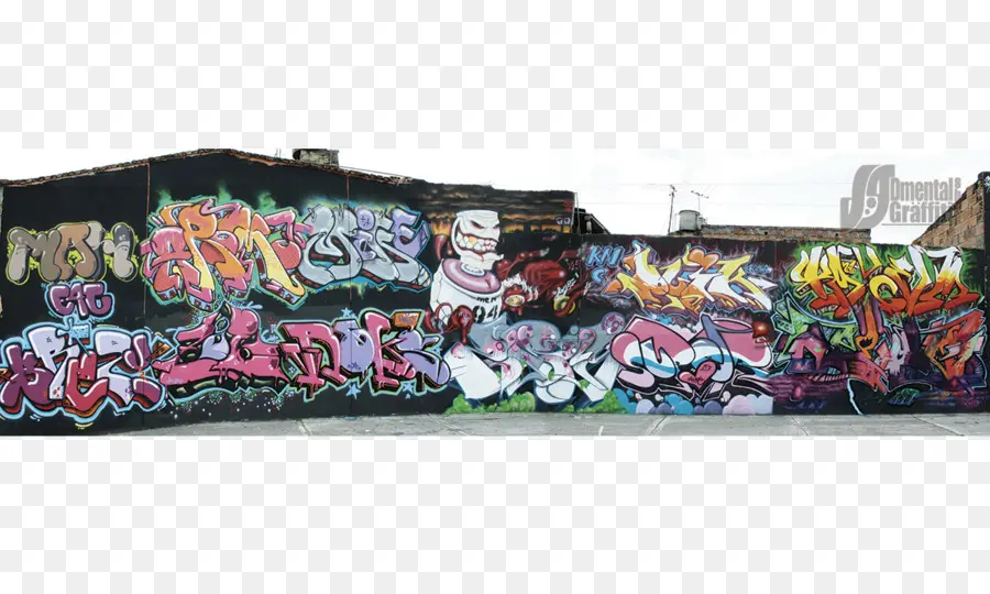 Mur De Graffitis，Art De Rue PNG