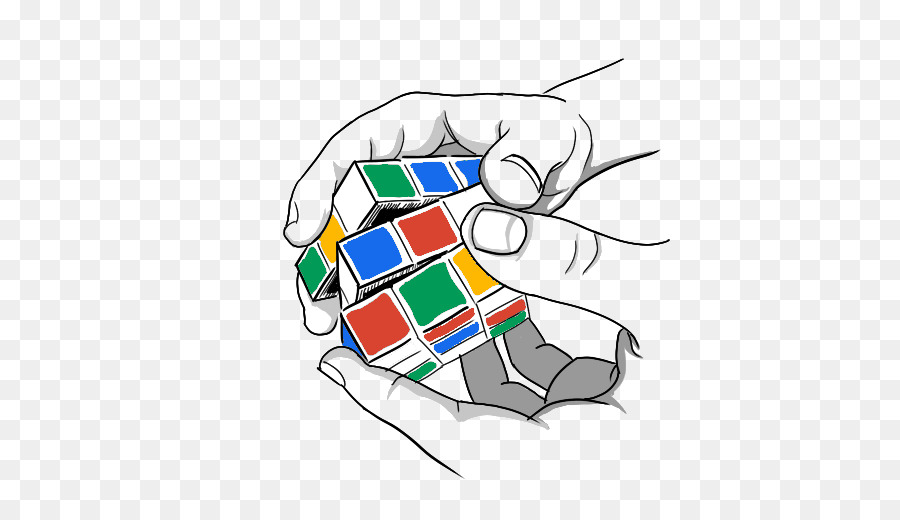 Rubik's Cube，Mains PNG