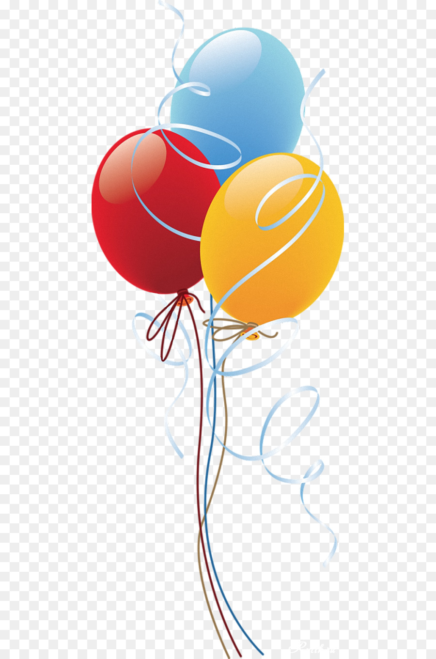 Ballons Colorés，Faire La Fête PNG