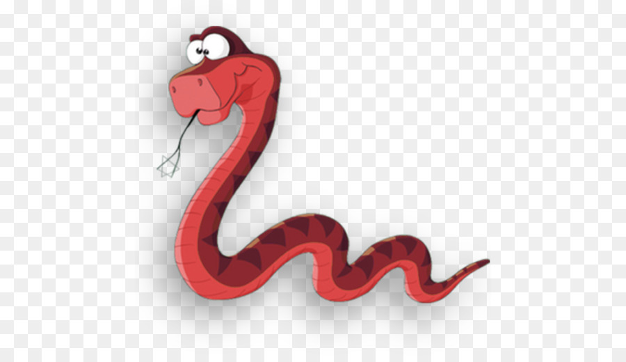 Serpent Rouge，Dessin Animé PNG