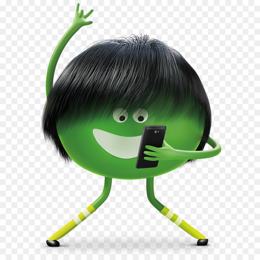 Caractère Vert，Selfie PNG