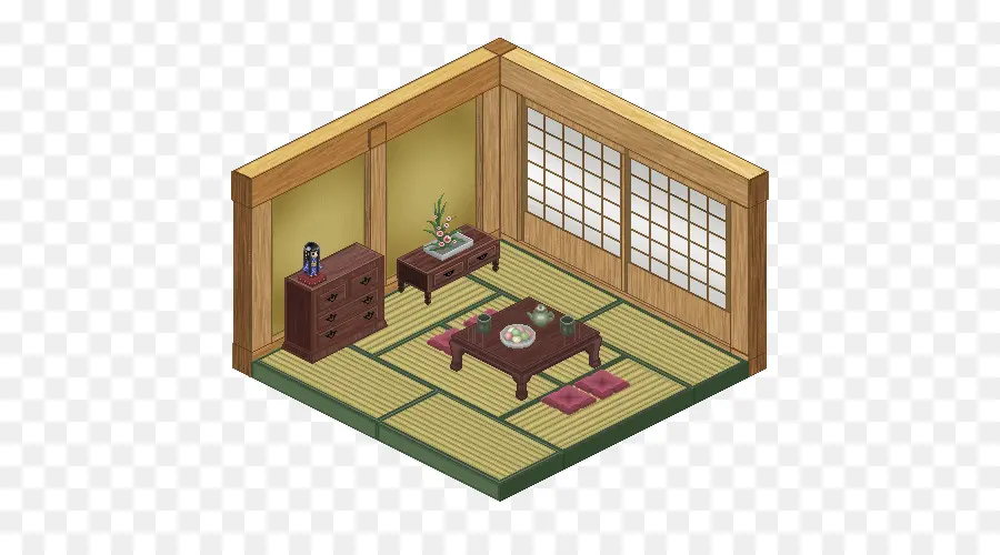 Chambre Japonaise，Traditionnel PNG