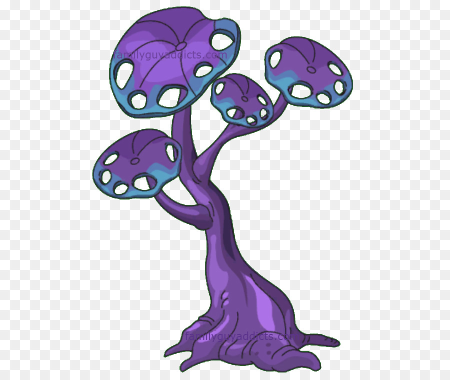 Arbre Fantastique Violet，Arbre PNG