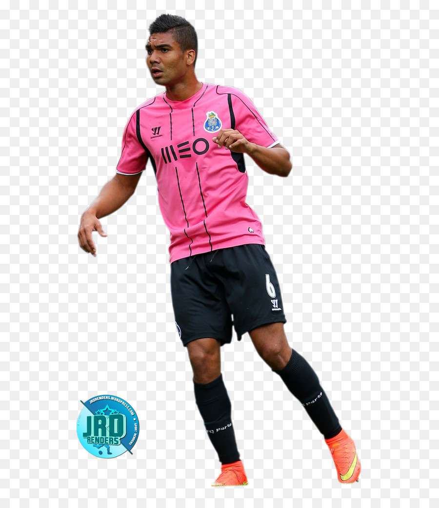 Joueur De Football En Maillot Rose，Football PNG