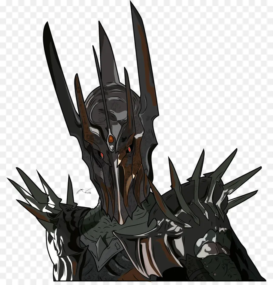 Personnage En Armure Sombre，Armure PNG