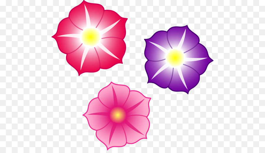 Pétunia，Fleurs Roses PNG