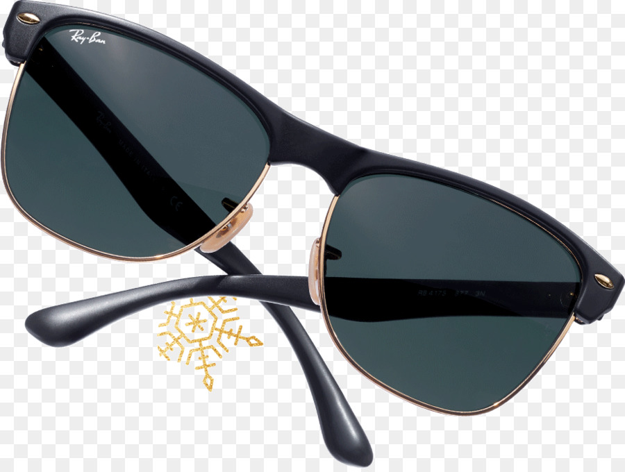 Ray Ban Clubmaster Surdimensionné，Lunettes De Soleil PNG