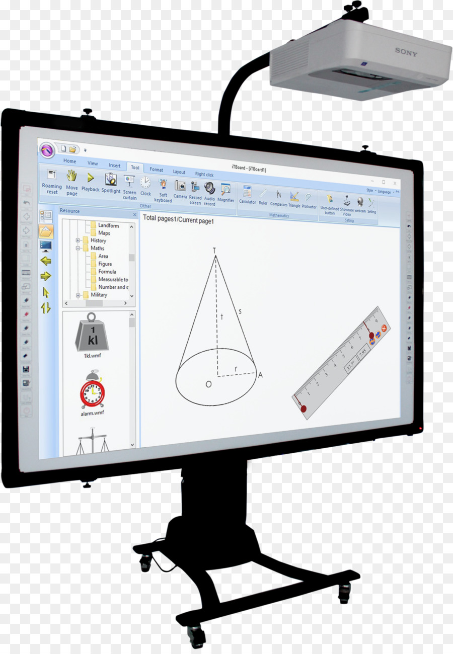 Tableau Blanc Interactif，Les Écrans D Ordinateur PNG