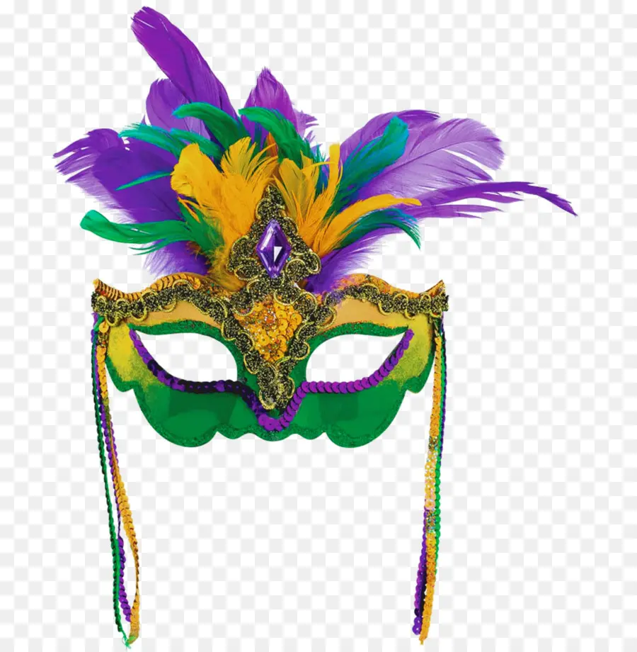 Masque Coloré，Plumes PNG