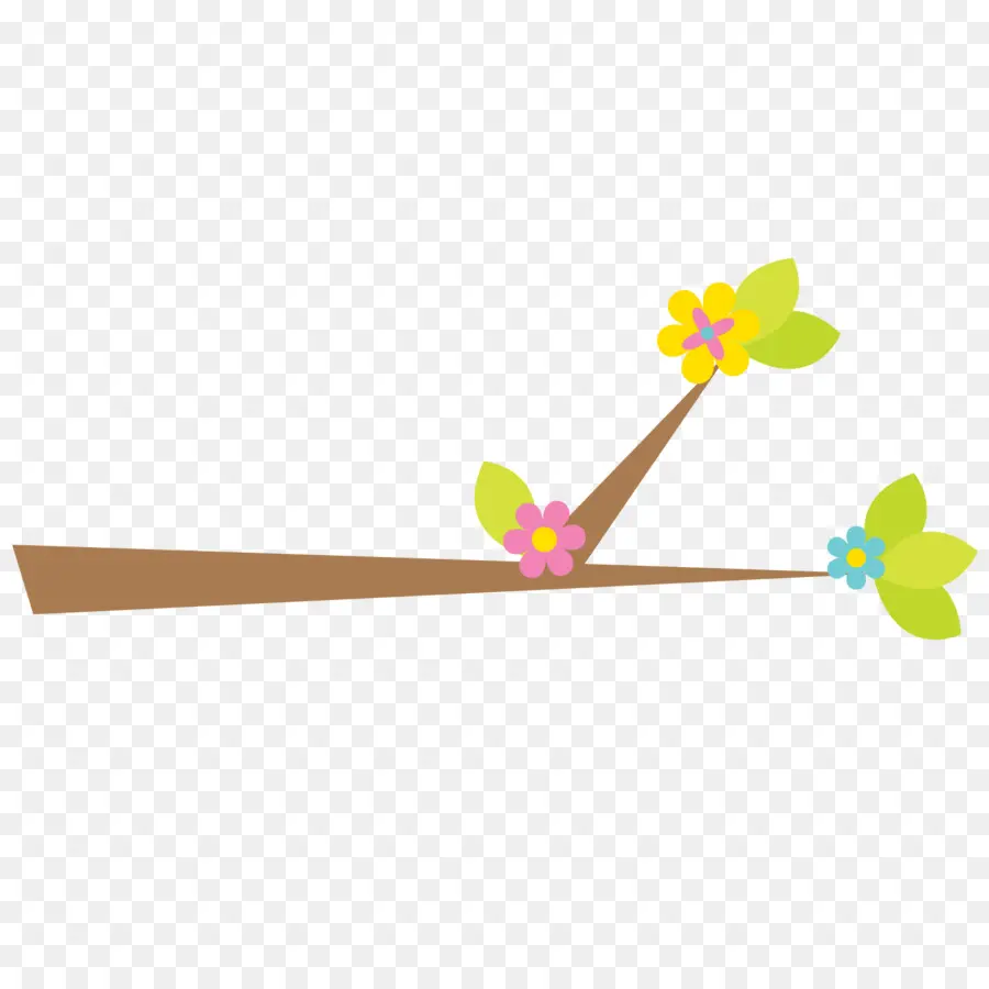 Branche Avec Des Fleurs，Arbre PNG